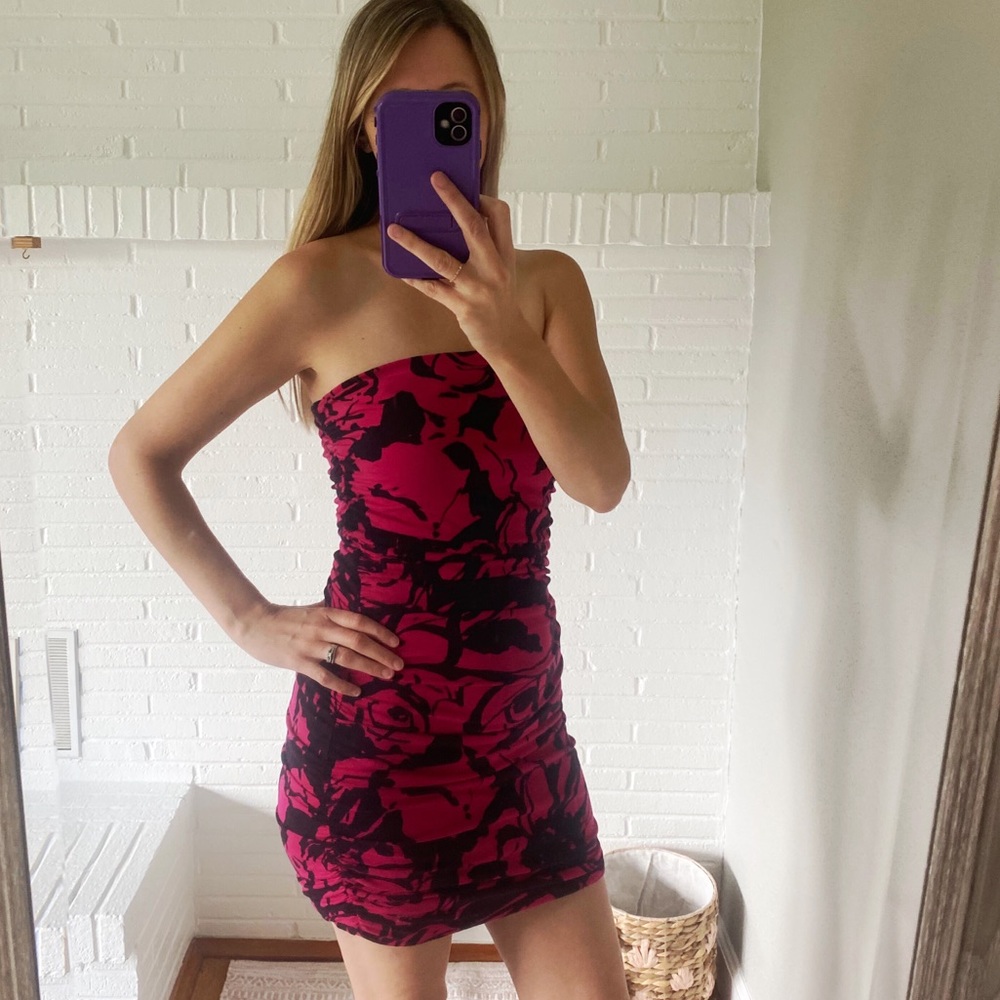 Express Strapless Dress